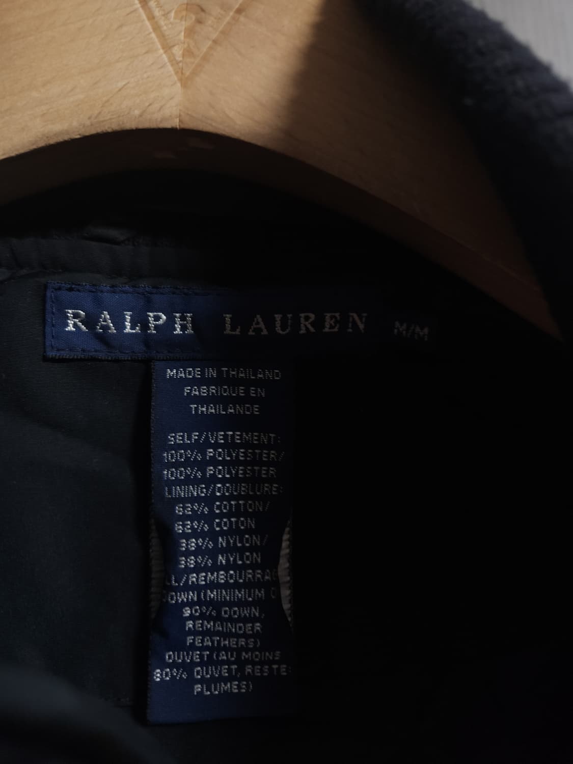 폴로 랄프로렌 오리털 숏패딩, M 상품이미지3