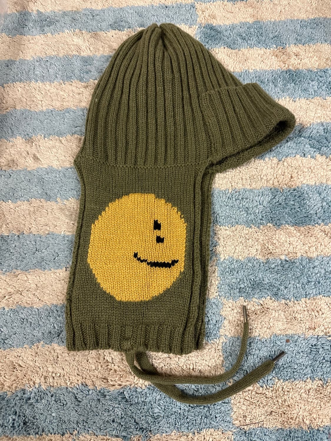 캐피탈 5G 울 프로필 레인보위 게일 캡 숏 카키 상품이미지2