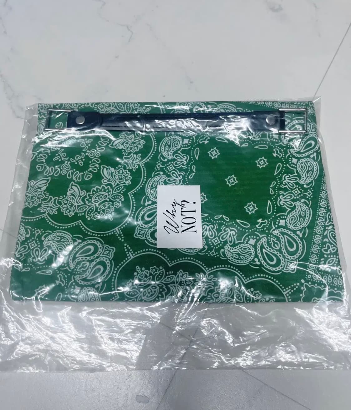 (새상품) 와이낫백 그린 페이즐리 숄더백 상품이미지3