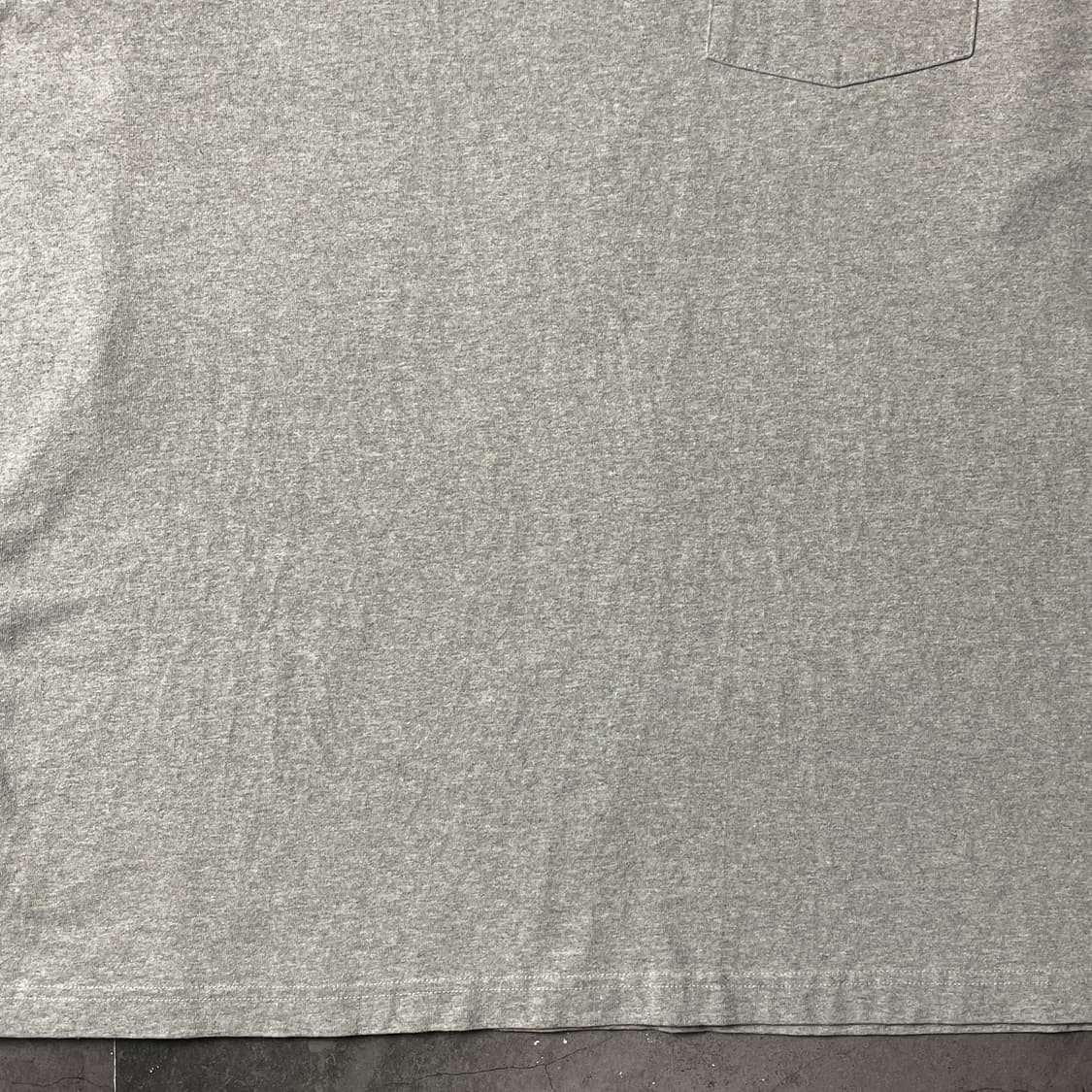 CARHARTT 칼하트 빈티지 그레이 레터링 긴팔 티셔츠 A00972 상품이미지4