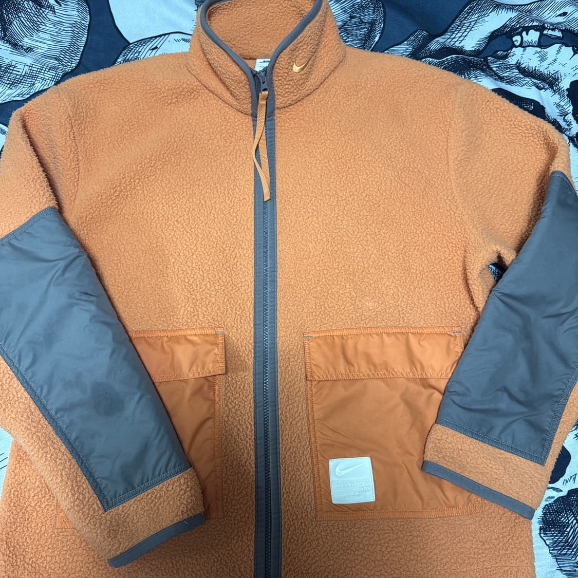 나이키 nsw 뽀글이 후리스집업 L사이즈 상품이미지5