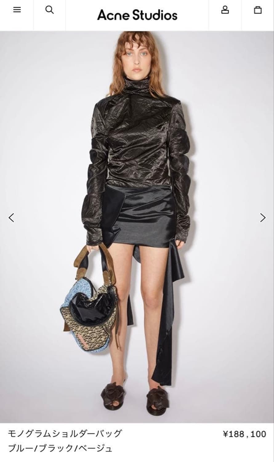 (풀구성) 아크네 스튜디오 멀티컬러 데님백 상품이미지6