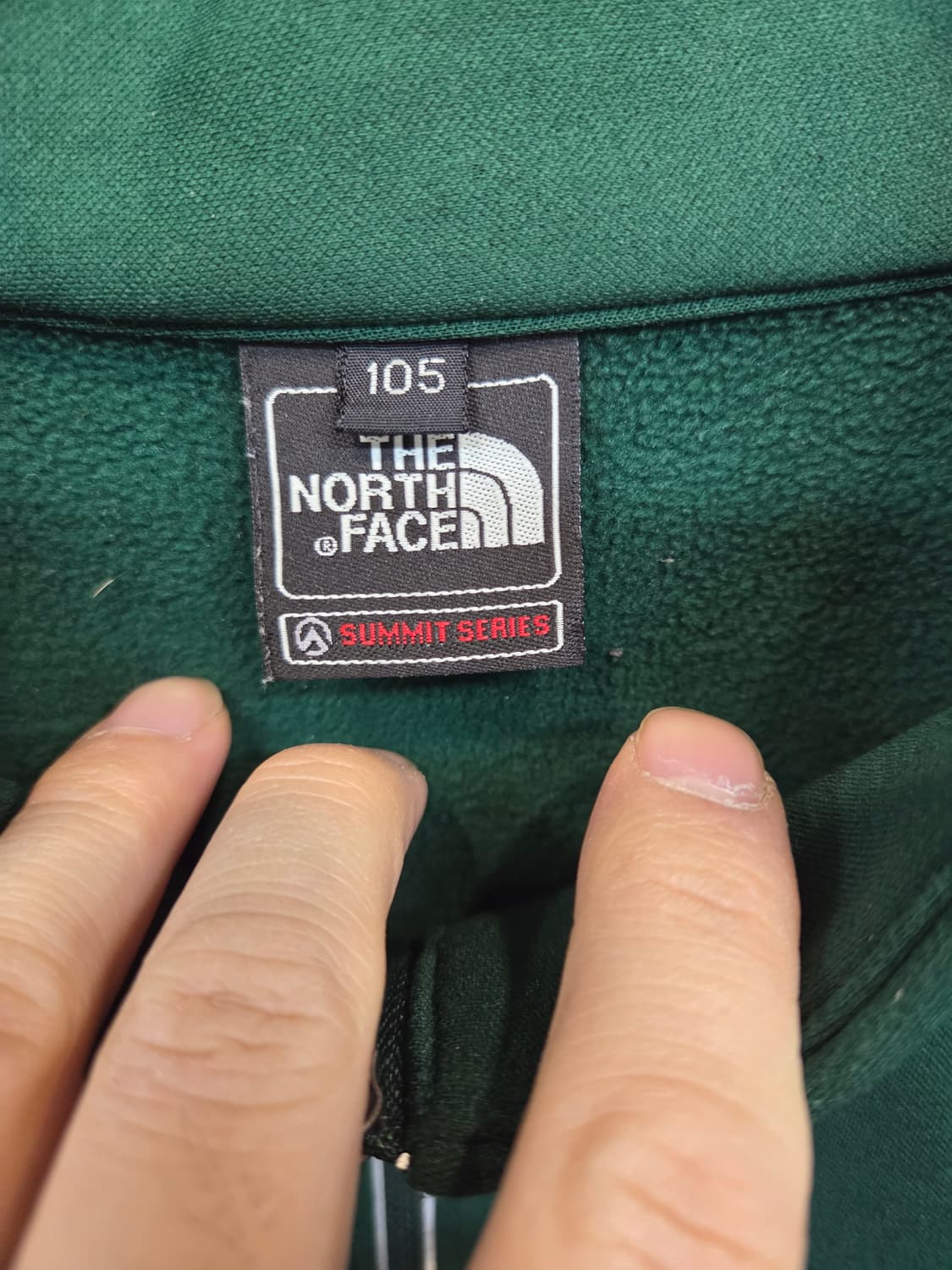 노스페이스 써밋시리즈 안감기모 반집업 기능성 긴팔 xl 상품이미지3