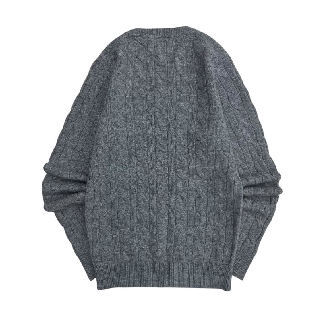 타미힐피거 로고 그레이 꽈배기 니트 XS 상품이미지3