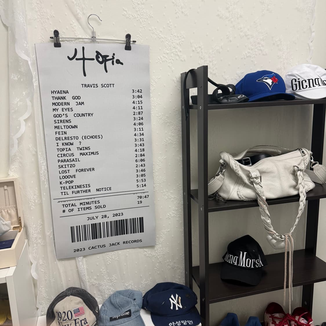 트래비스스캇 유토피아 앨범 러그 상품이미지4