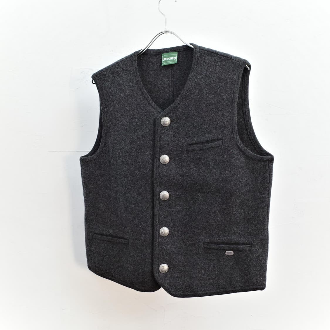 Geiger Boiled Wool Vest 상품이미지1