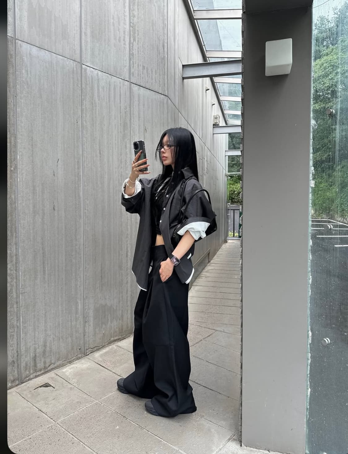  LOOSE-FIT SLEEK SHIRTS (WHITE) 상품이미지2