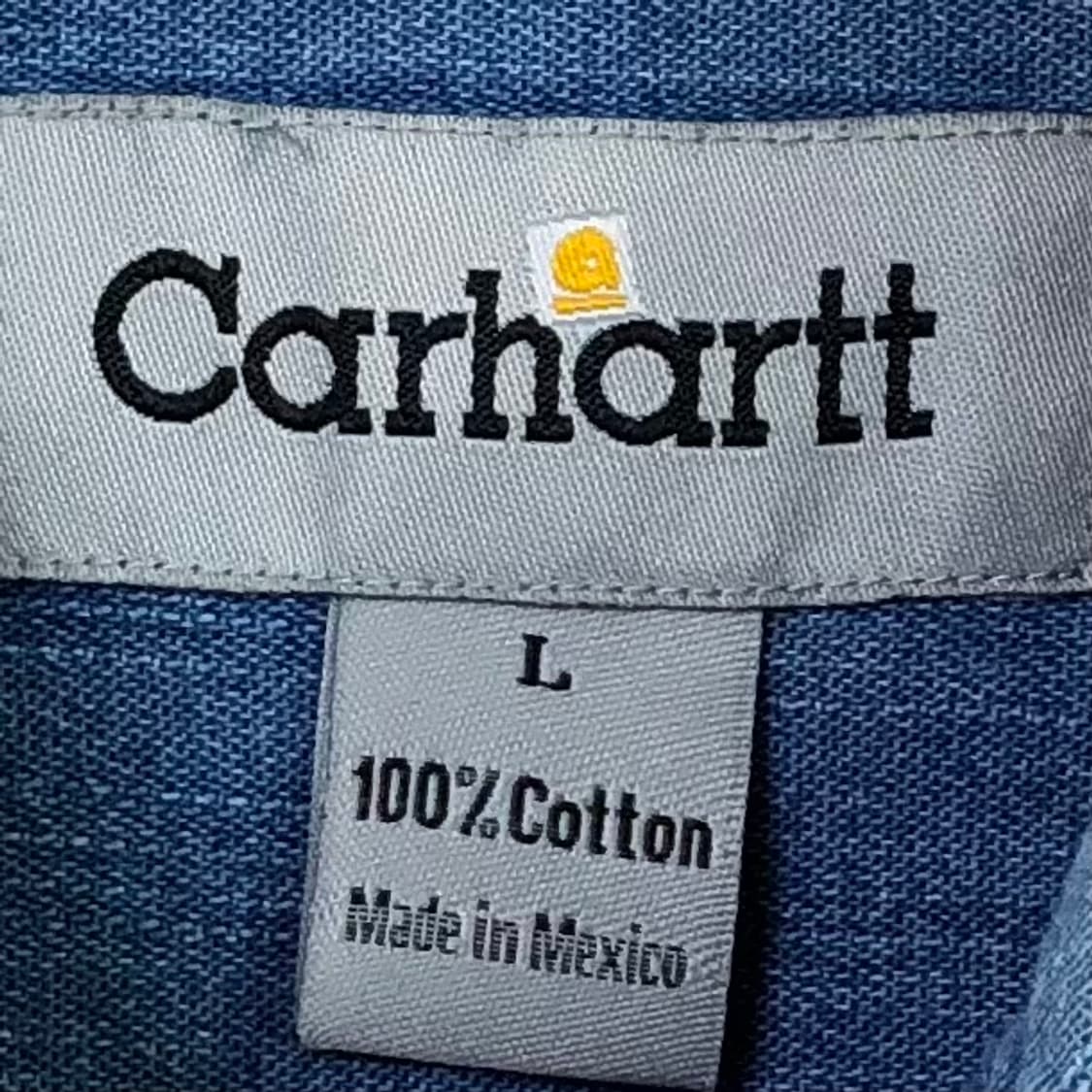 105 칼하트 데님 워크 셔츠 상품이미지3
