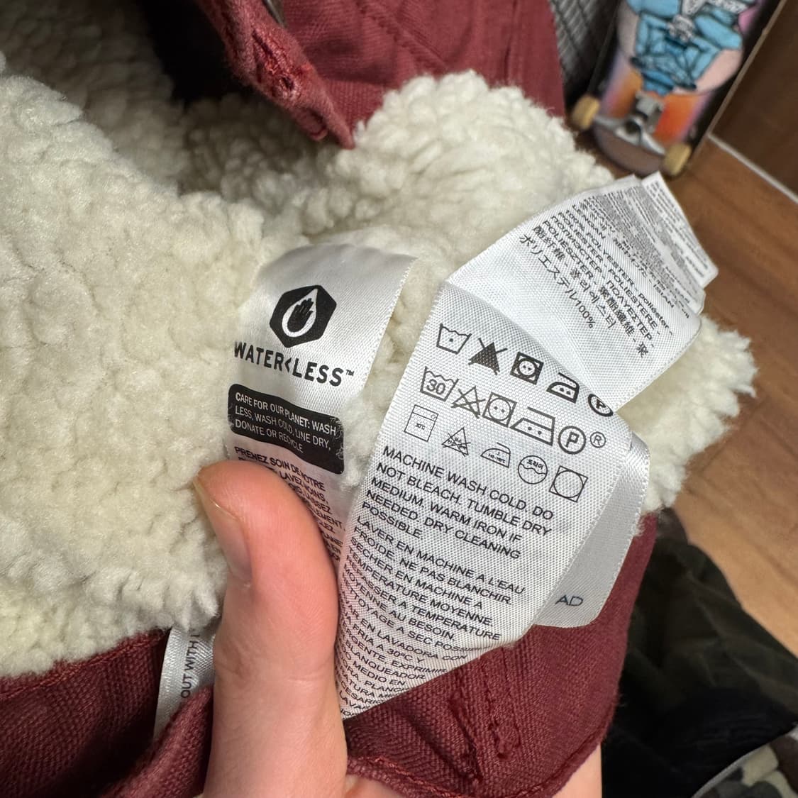 리바이스 타입 3 쉐르파 트러커 자켓 레드 상품이미지7