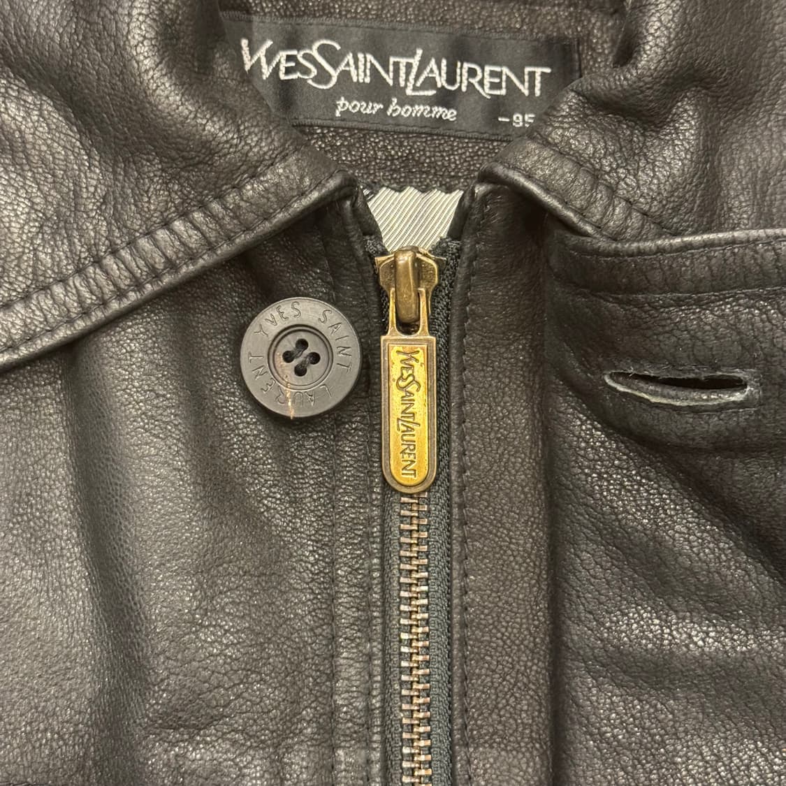 YSL Pour Homme 입생로랑 레더 카코트 상품이미지8