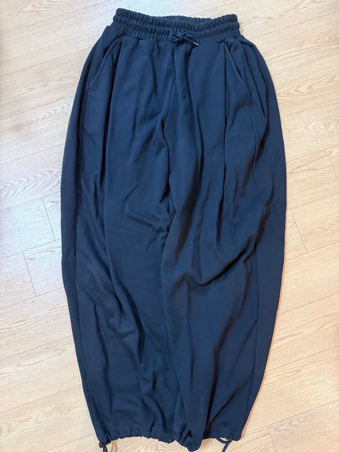 스웨이드 스웻팬츠 블랙-XL 상품이미지1