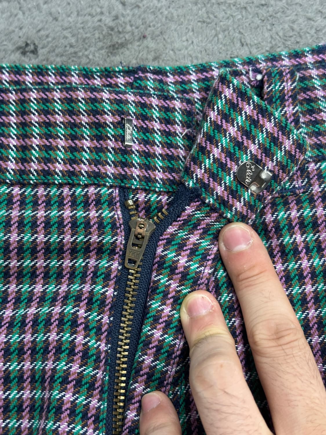 Supreme Plaid Work Pants 34 상품이미지6