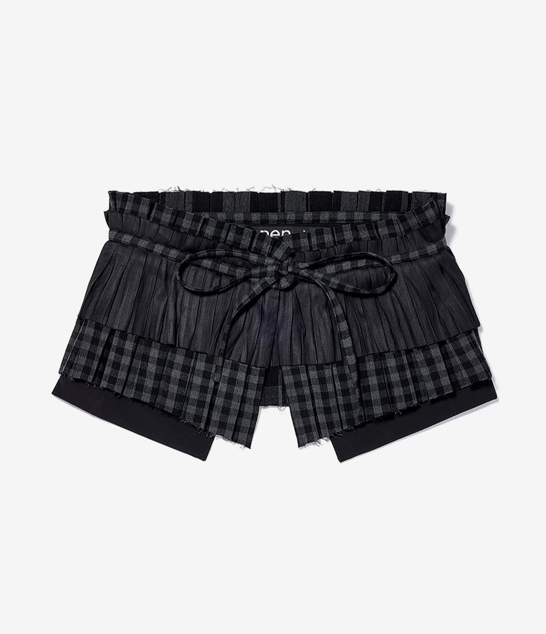 [당일배송] 오픈와이와이 플리츠 레이어드 포켓 벨트 Open Yy 스커트 상품이미지1