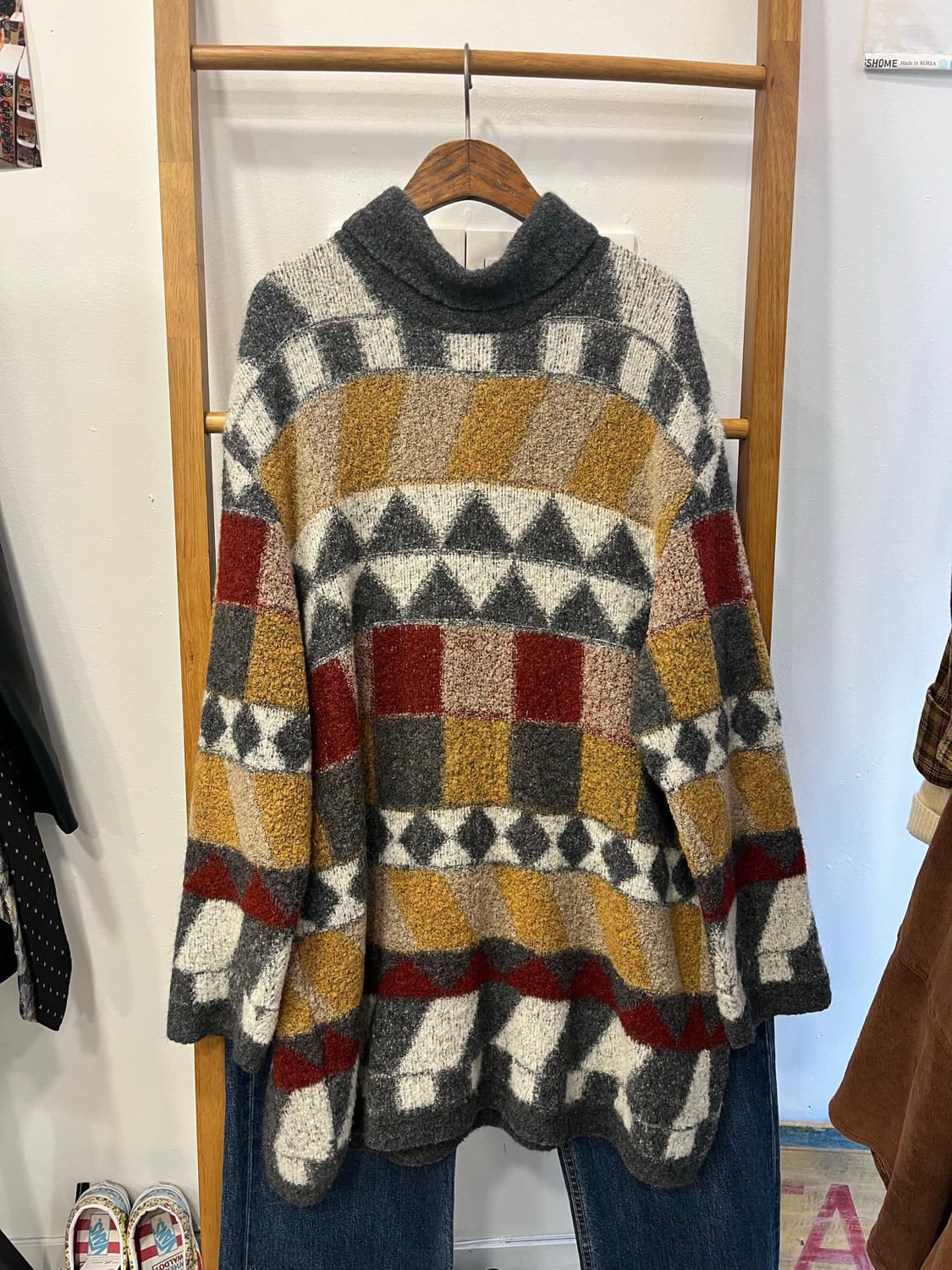 패턴 니트 스웨터 상품이미지1