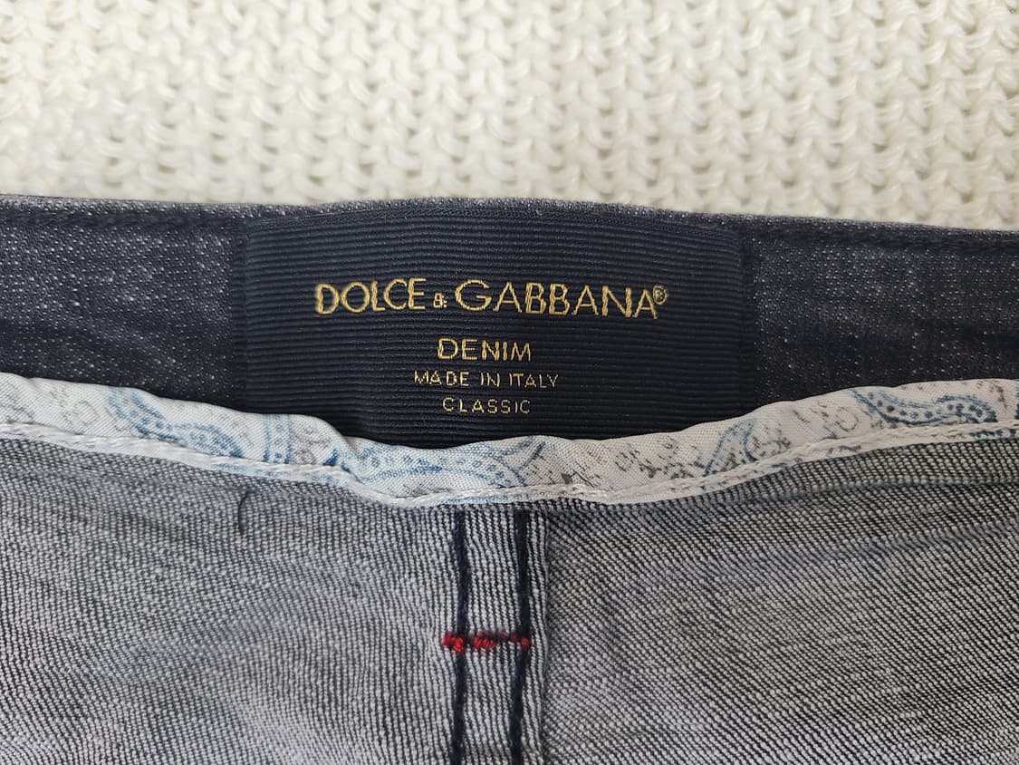 DOLCE & GABBANA  SILK-BLEND 데님 상품이미지3