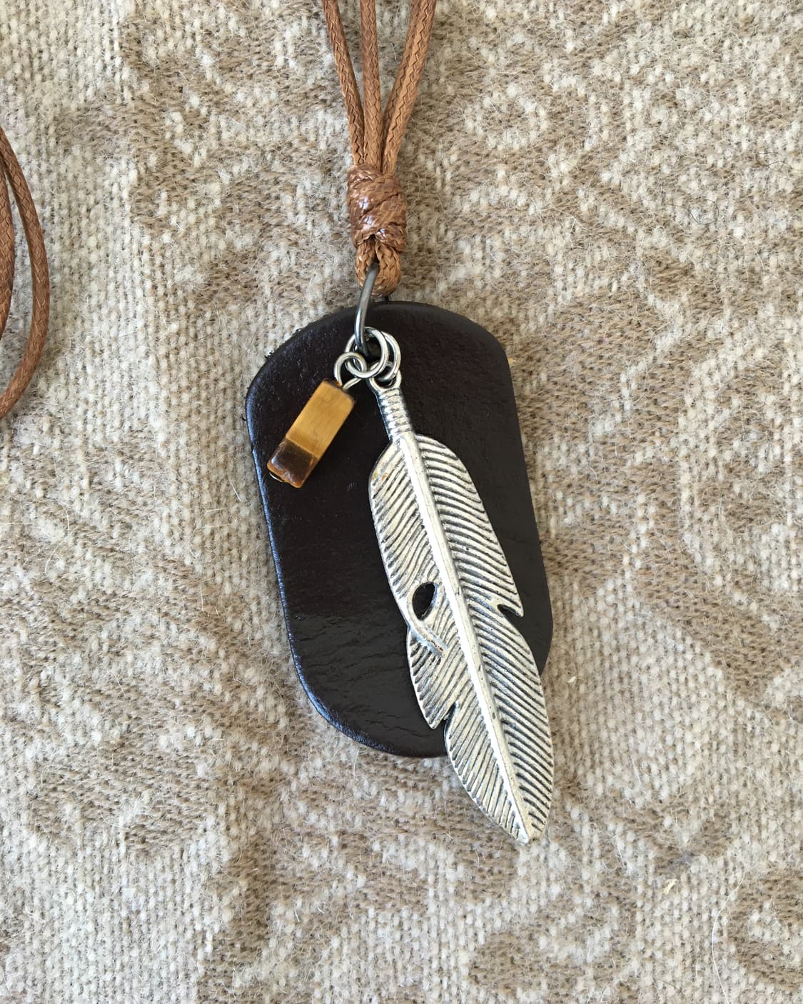 feather pendent necklace 상품이미지2