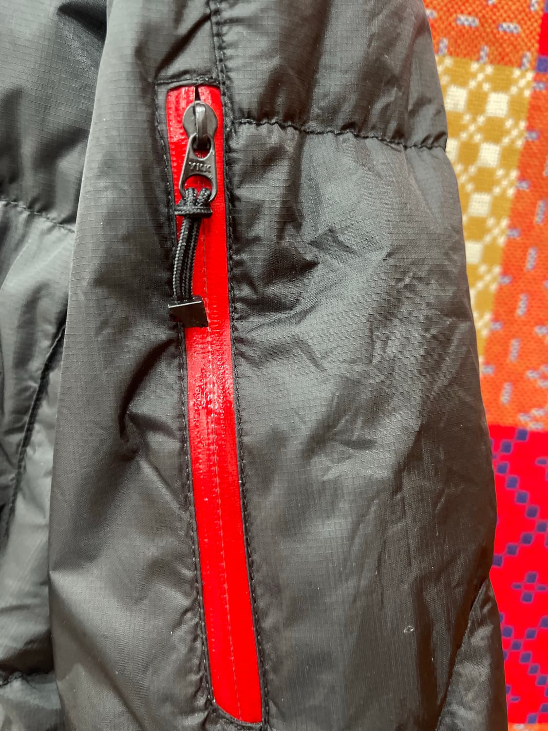 폴로 랄프로렌 빅포니 성조기 블랙 패딩 점퍼 L 상품이미지2