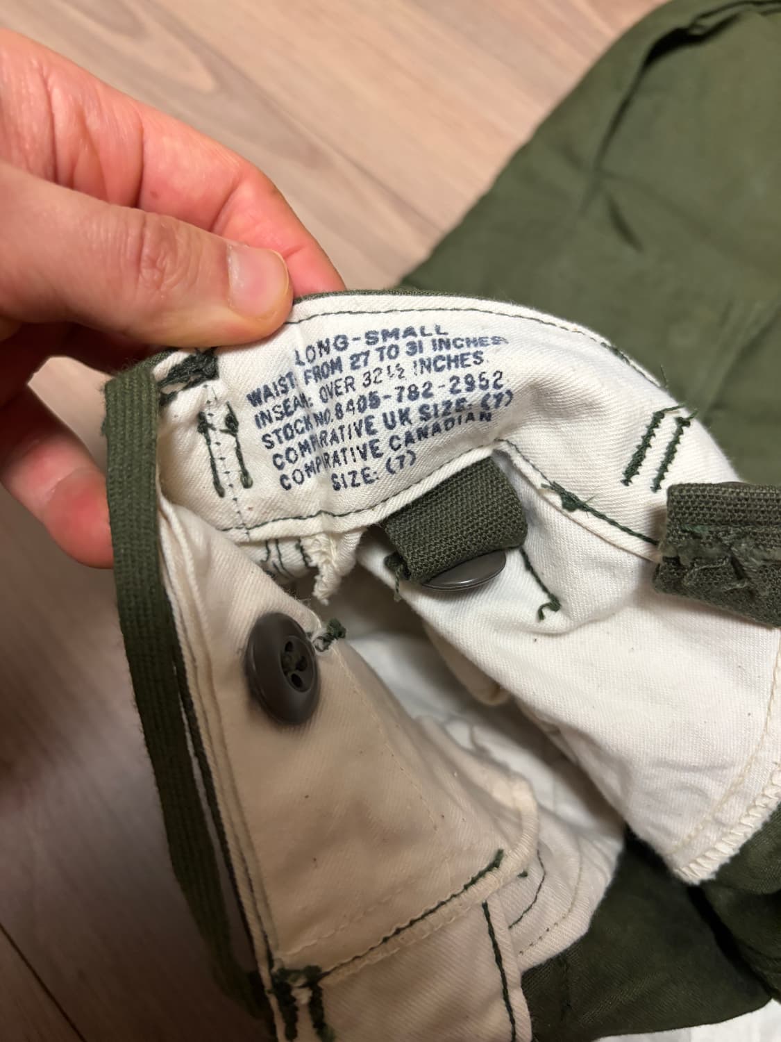 오리지널 밀리터리 팬츠 상품이미지3