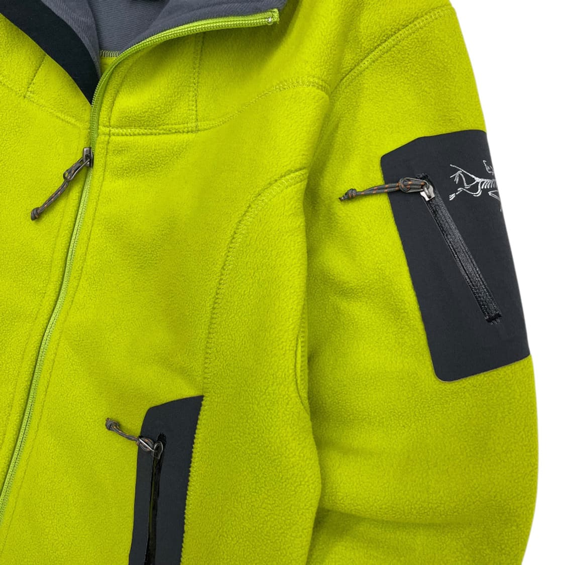 아크테릭스 네온라임 후리스 집업 L 상품이미지7