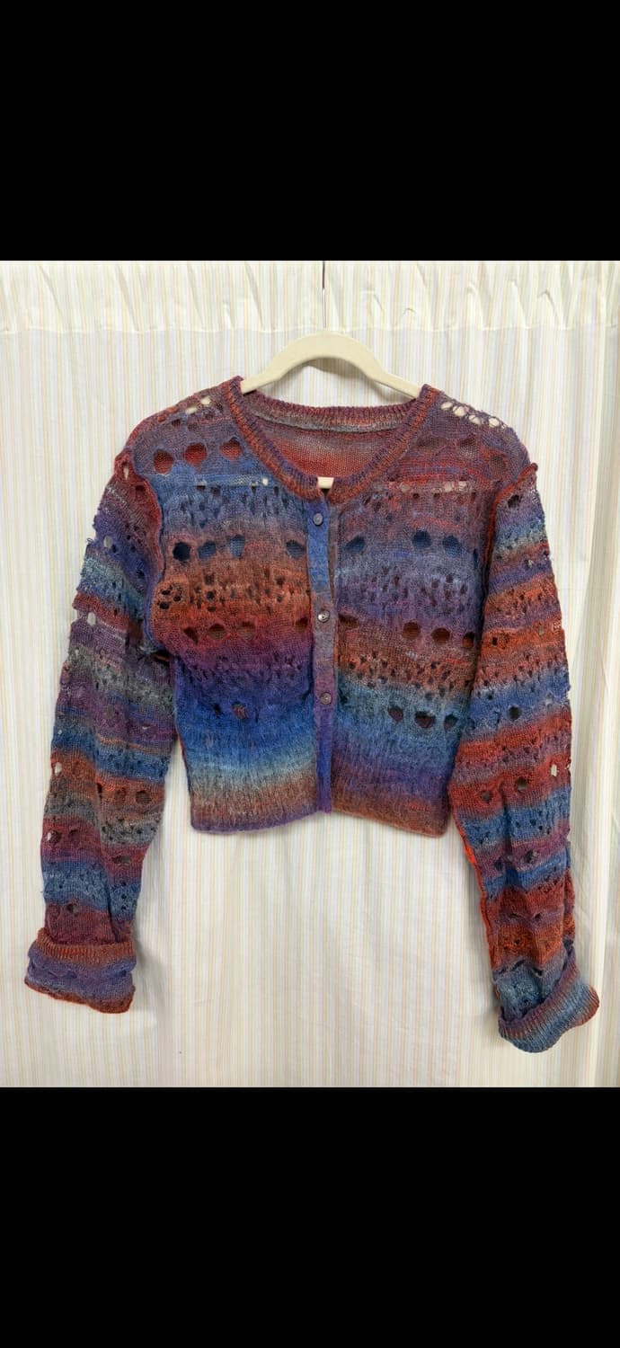 퍼버즈 모헤어 니트 가디건 상품이미지7