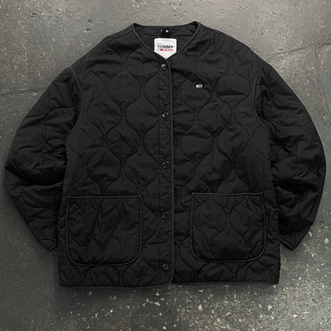 100 타미힐피거 퀄팅 자켓 상품이미지1