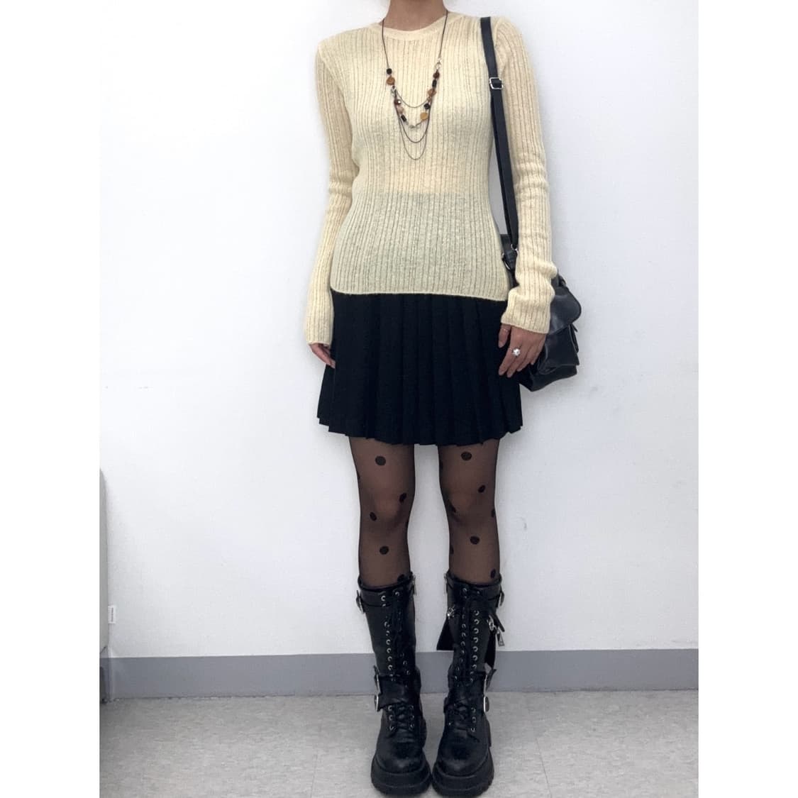 빈티지 연노랑 롱슬리브 상품이미지2