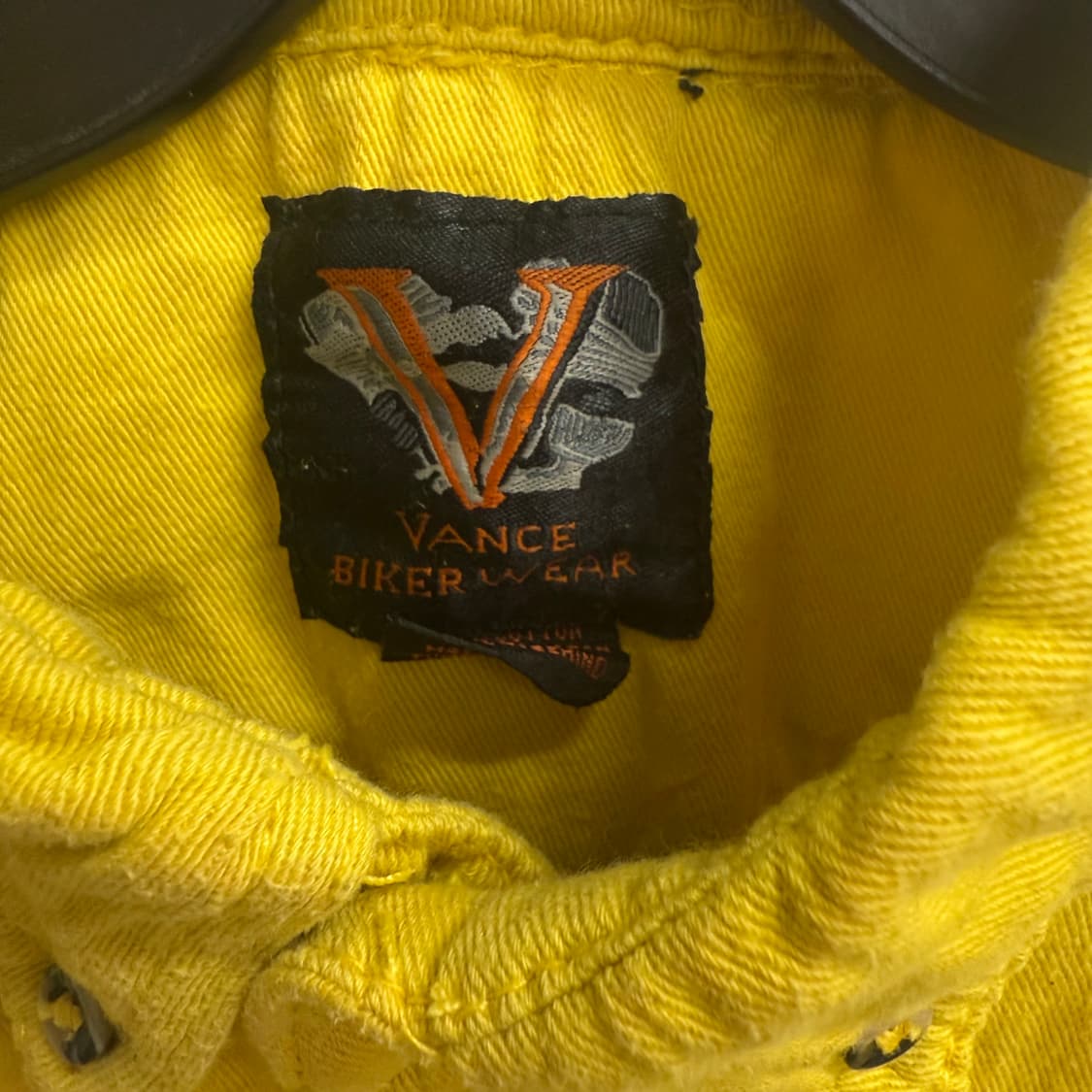 VANCE BIKER WEAR 버튼 업 민소매 그래픽 상품이미지2