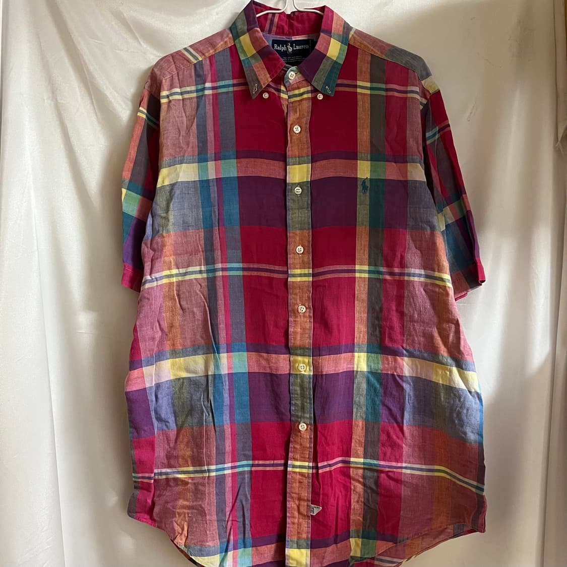 [POLO]폴로 배색포인트 체크 반팔셔츠 상품이미지2