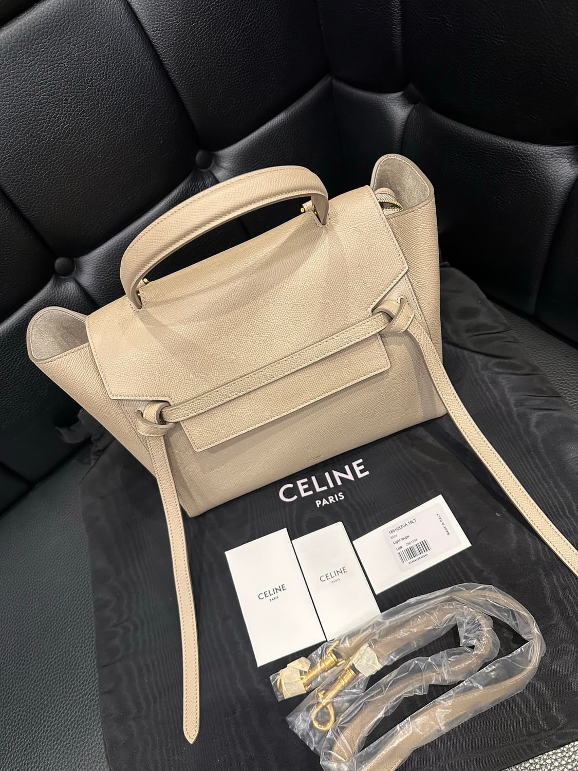 [SA 정품] 셀린느 벨트백 미니 라이트 토프 상품이미지2