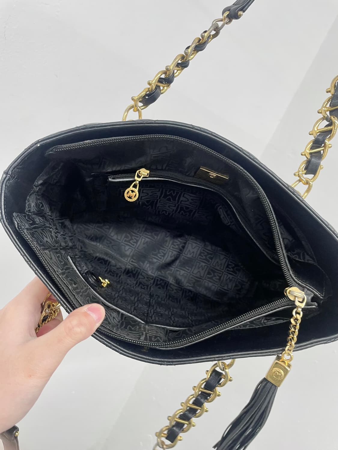 메트로시티 갸루 퀼팅 체인 태슬백  상품이미지7