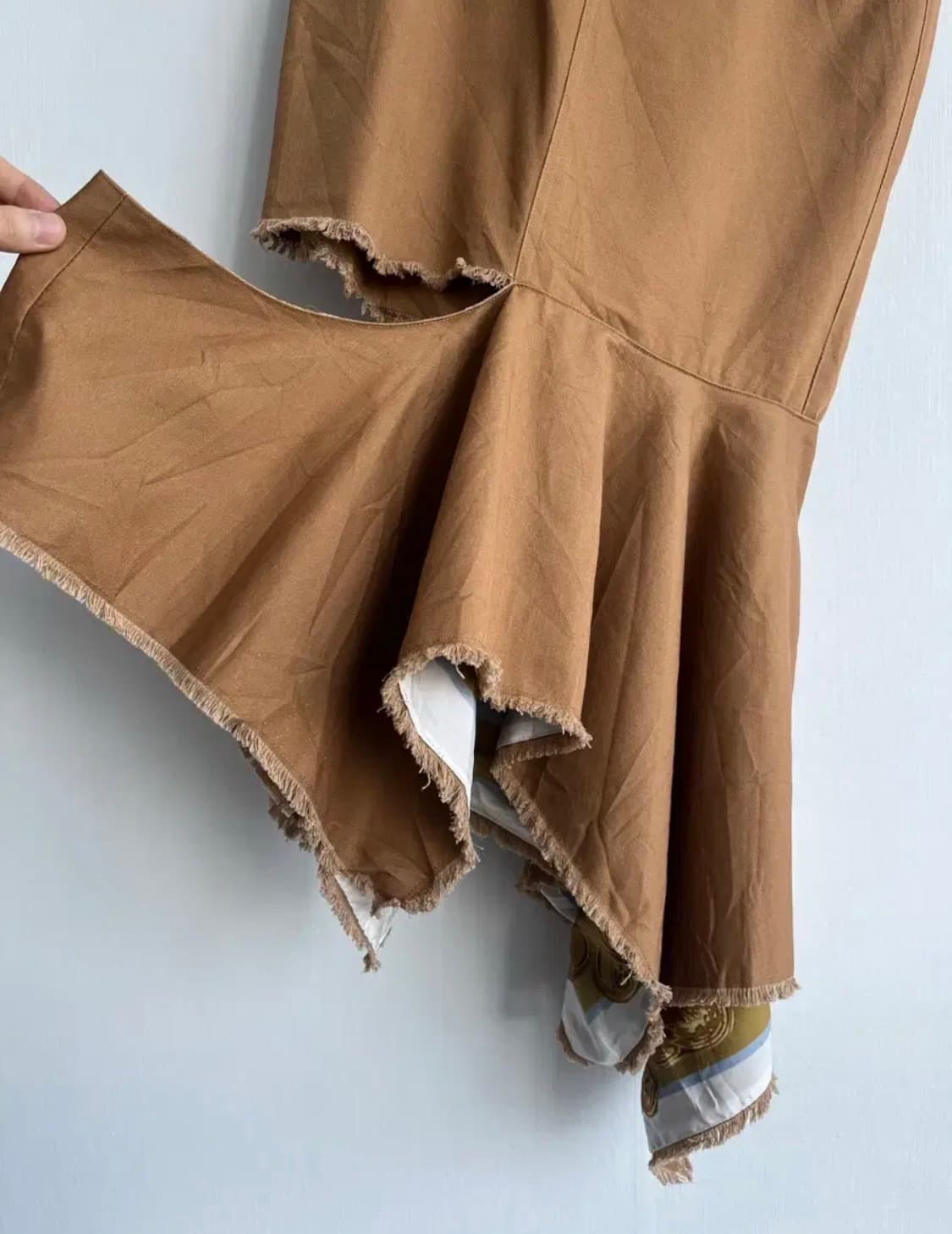 AMRRI 언발 스티치 스커트 상품이미지3