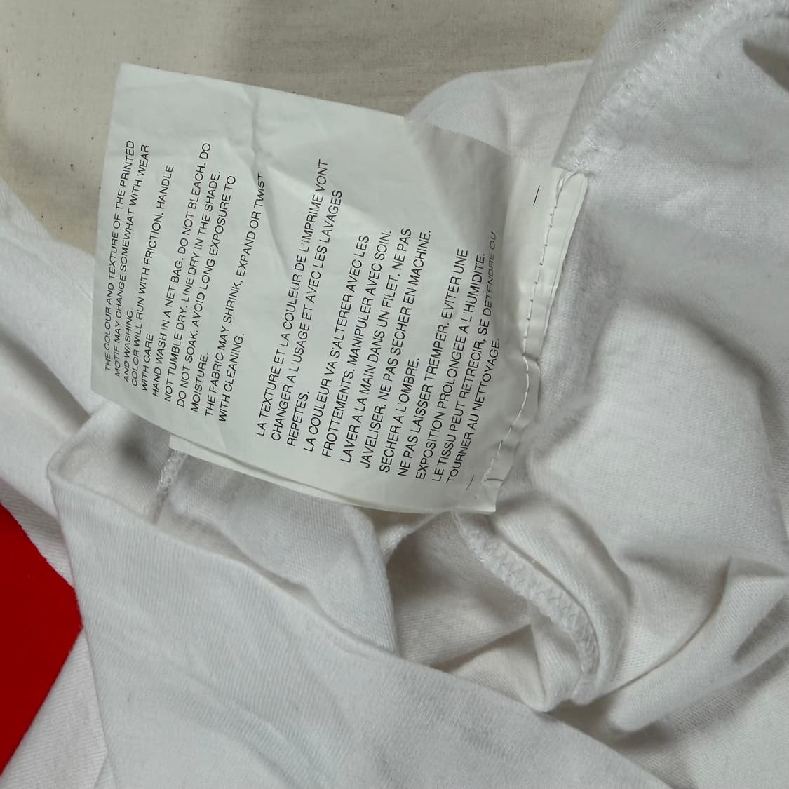 꼼데가르송 플레이 여자 반팔 티셔츠 반팔티 상품이미지5