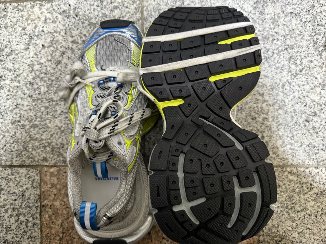 발렌시아가 3XL 스니커즈 36 사이즈 화이트 옐로우 블루 상품이미지5