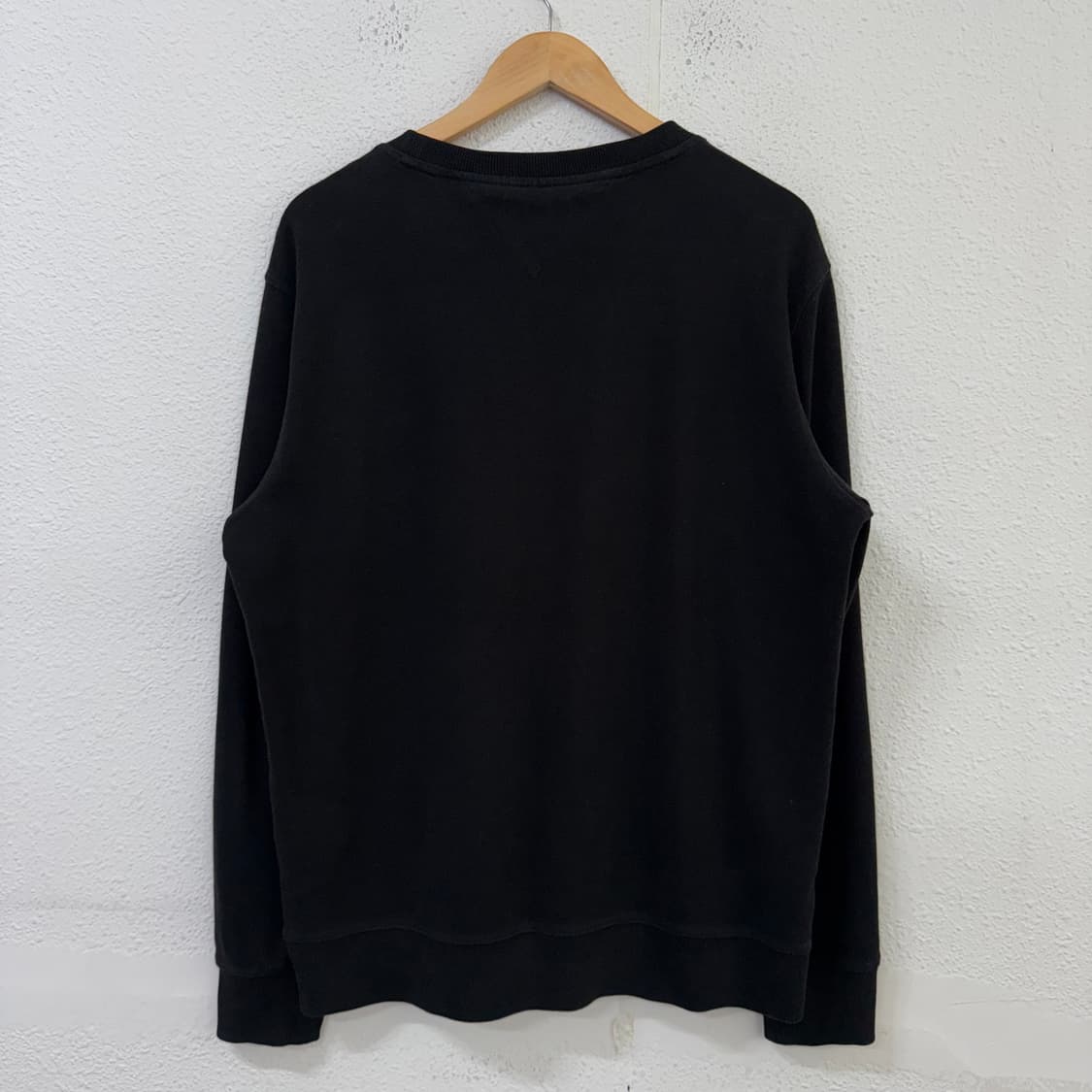 [XL] 타미힐피거 크루넥 스웨트셔츠 맨투맨 블랙 1824 상품이미지2