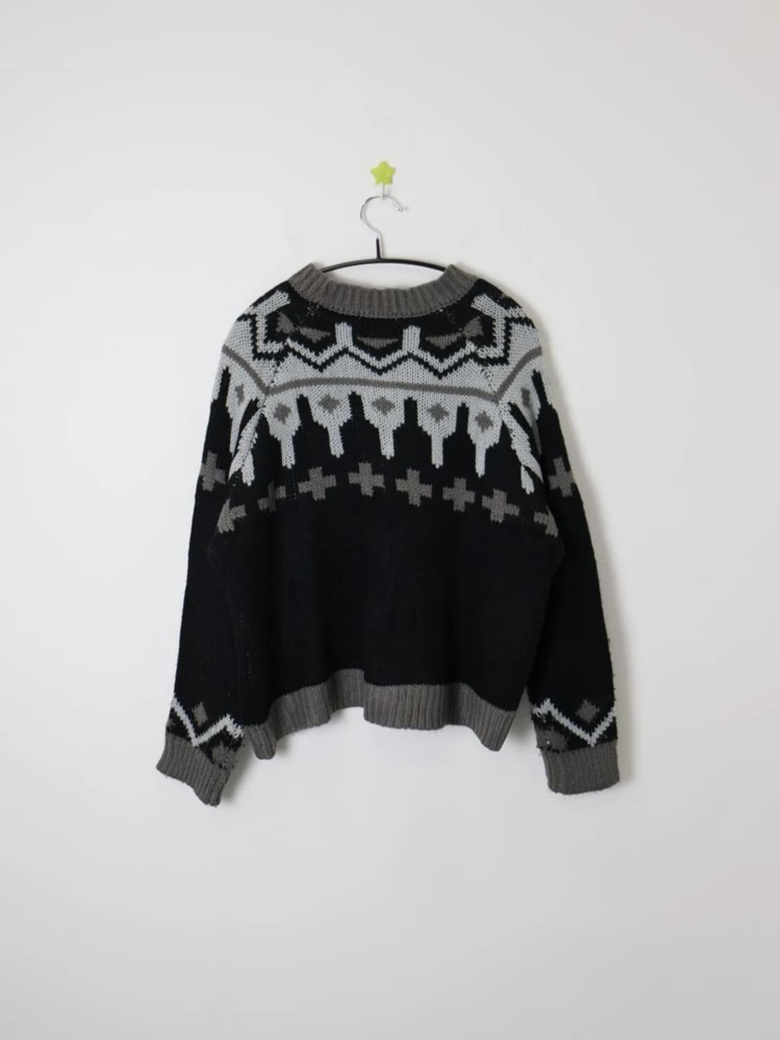 ehka sopo Pattern Knit Cardigan 상품이미지5