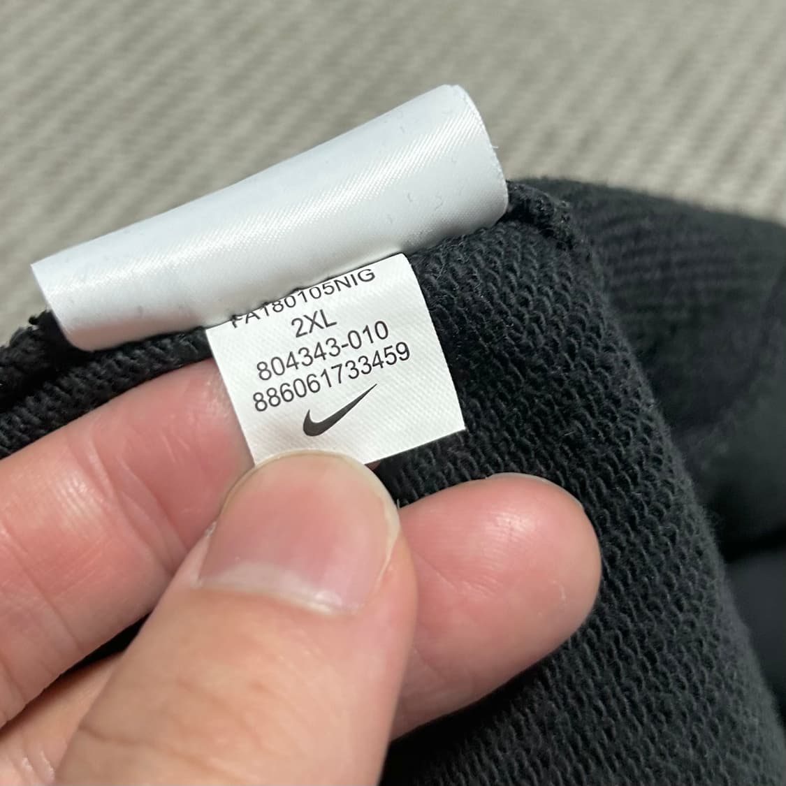 [XL] Nike 나이키 베이직 블랙 라운드 맨투맨 상품이미지6