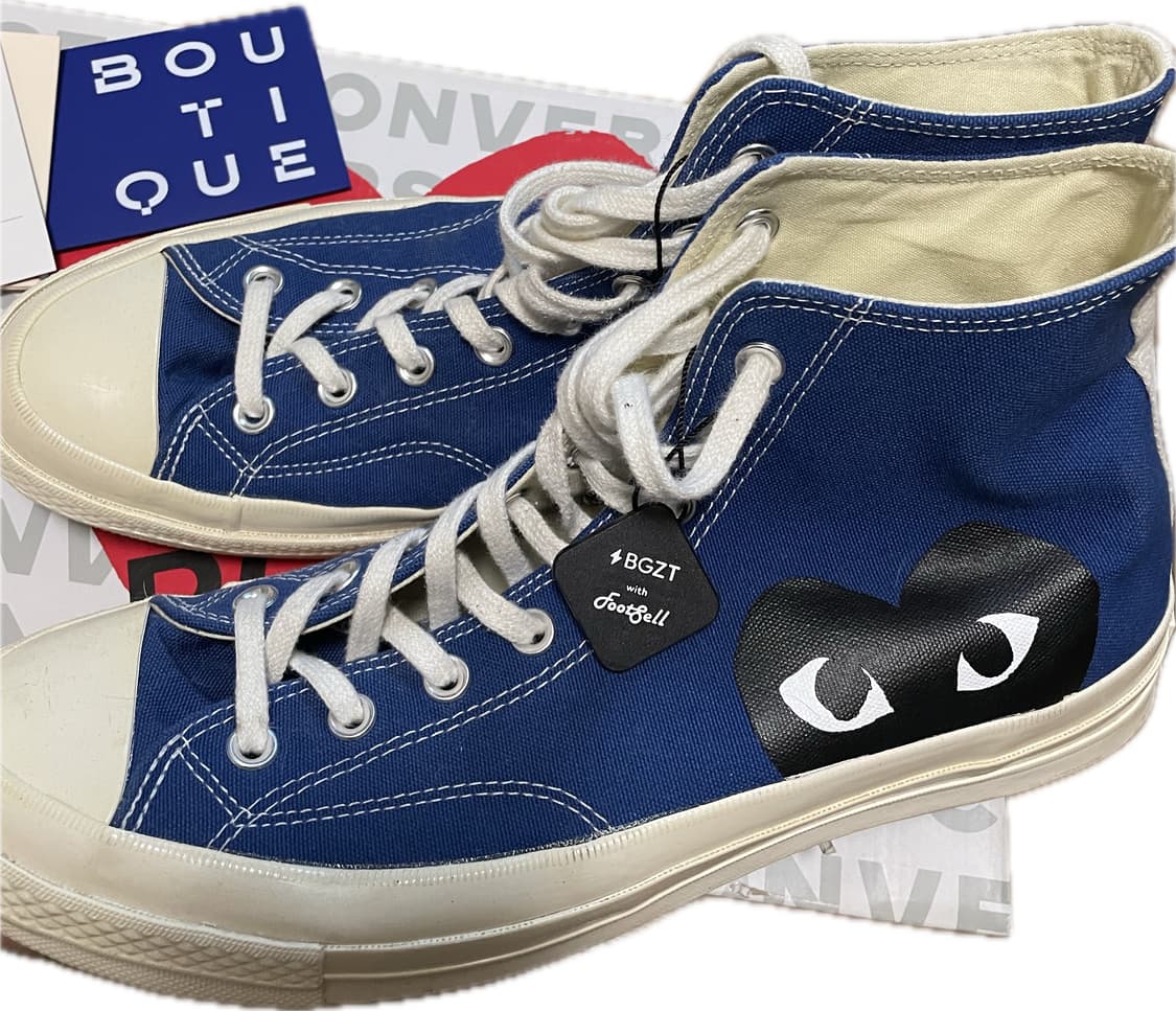 (295)꼼데x컨버스 하이 상품이미지1