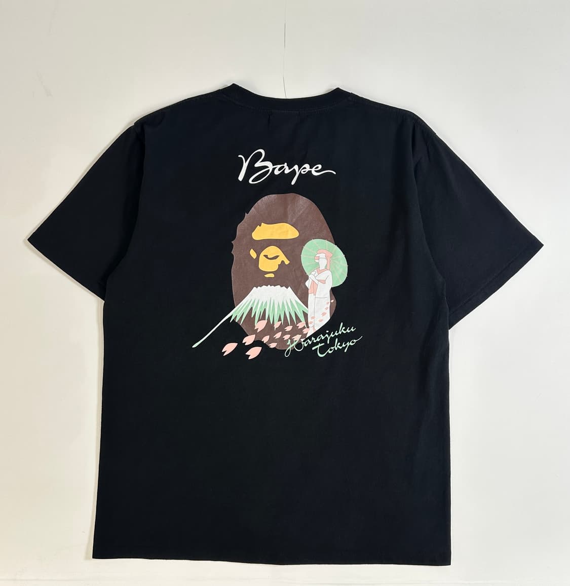베이프 수베니어 BAPE SOUVENIR블랙 반팔 티셔츠 L  상품이미지2