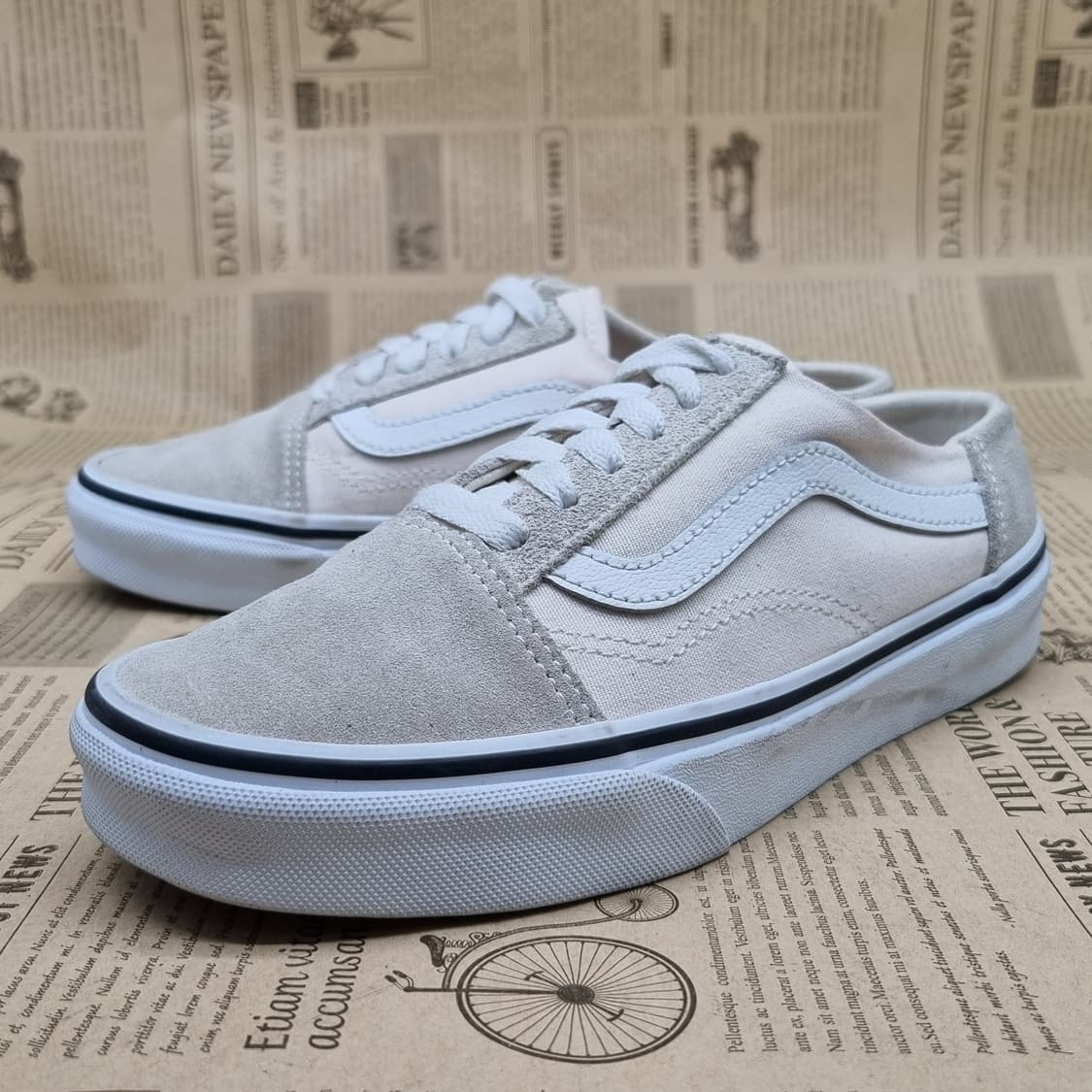 반스 올드스쿨 아이보리 여성뮬220 상품이미지1