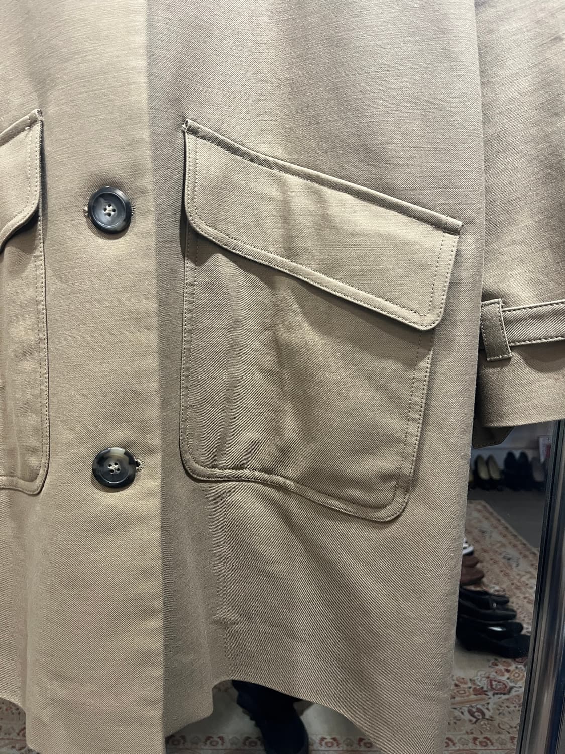 A.P.C. 싱글 트렌치 코트 상품이미지5