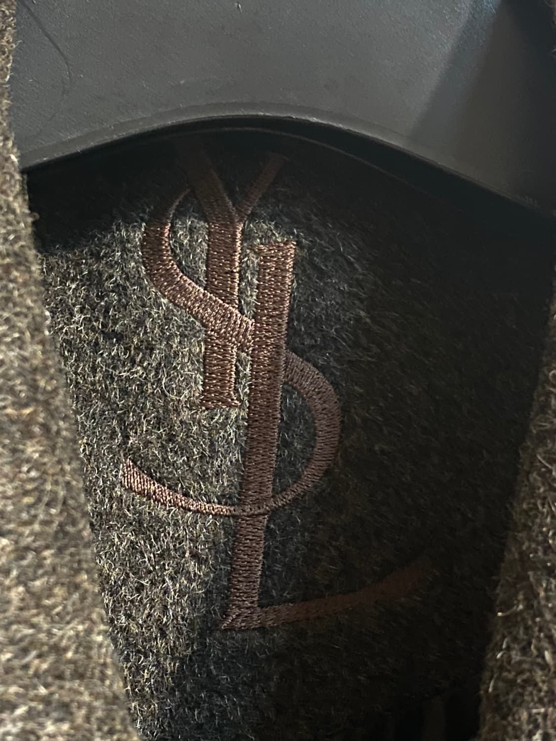 입생로랑 울 하프 코트  상품이미지3