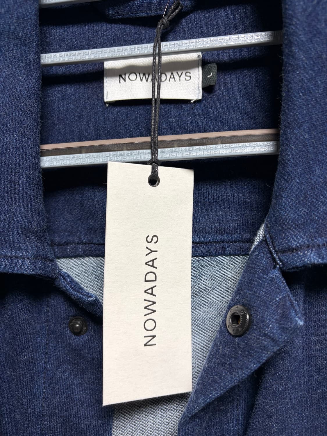 시리즈 NOWADAYS 데님 셔츠 L 100 새상품 상품이미지3