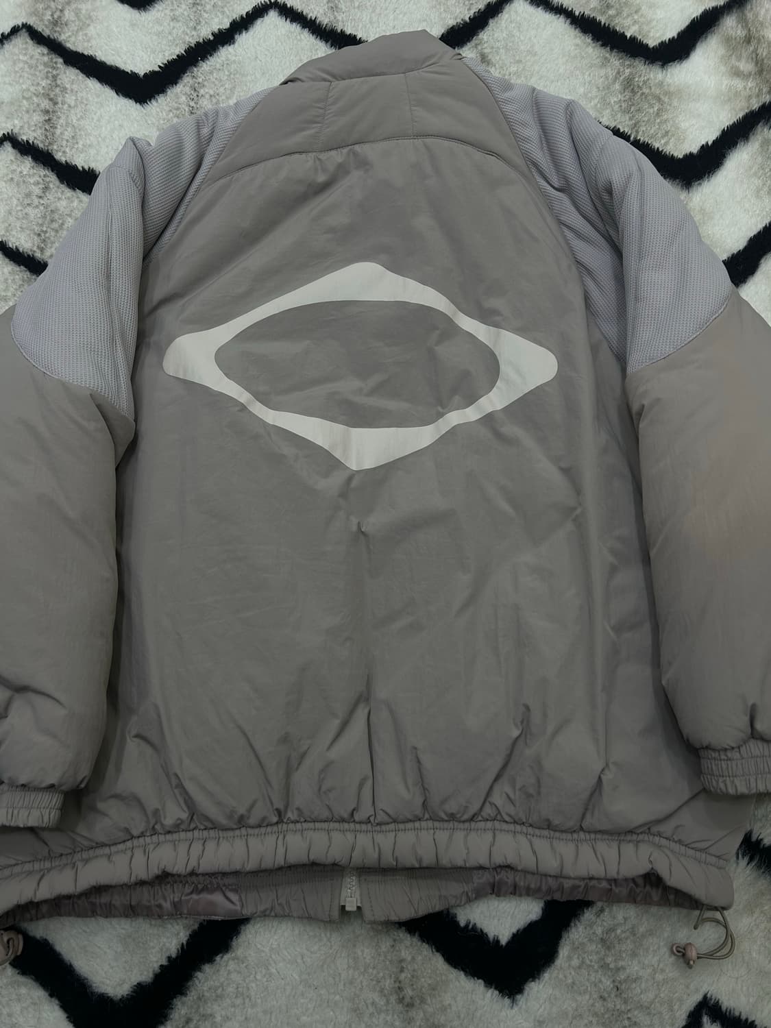 [M]미스치프 롬버스 패딩 자켓/베이지 상품이미지2