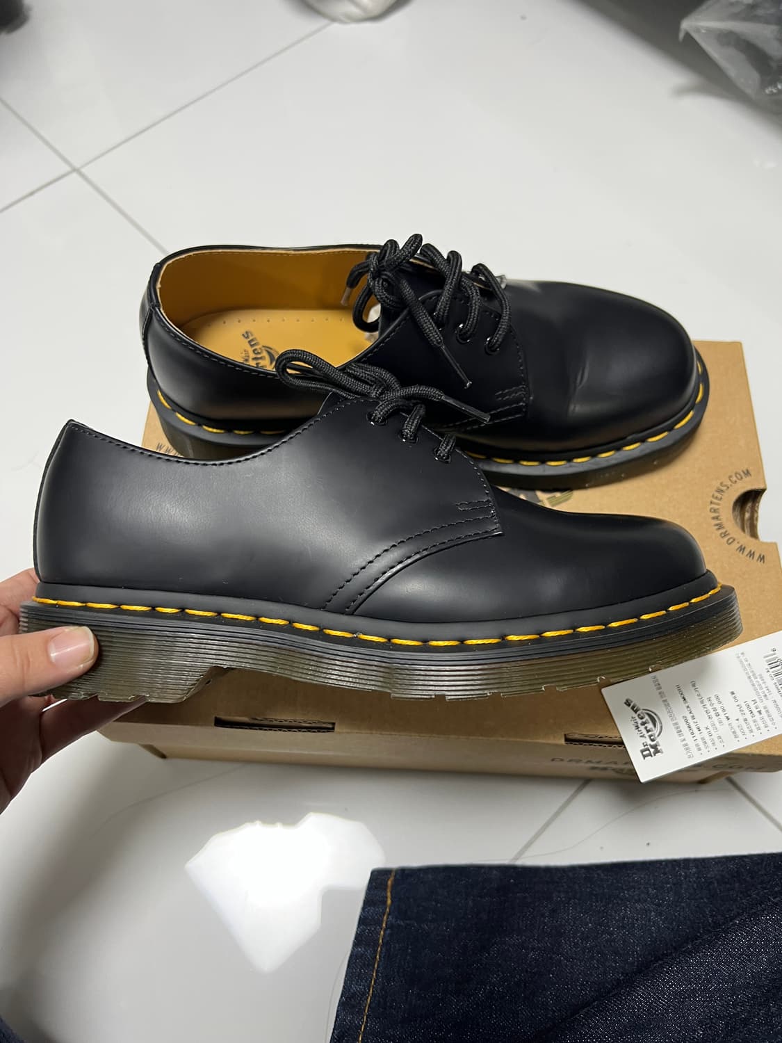 닥터마틴 1461 스무스 3홀 블랙 UK4 230~235 상품이미지3
