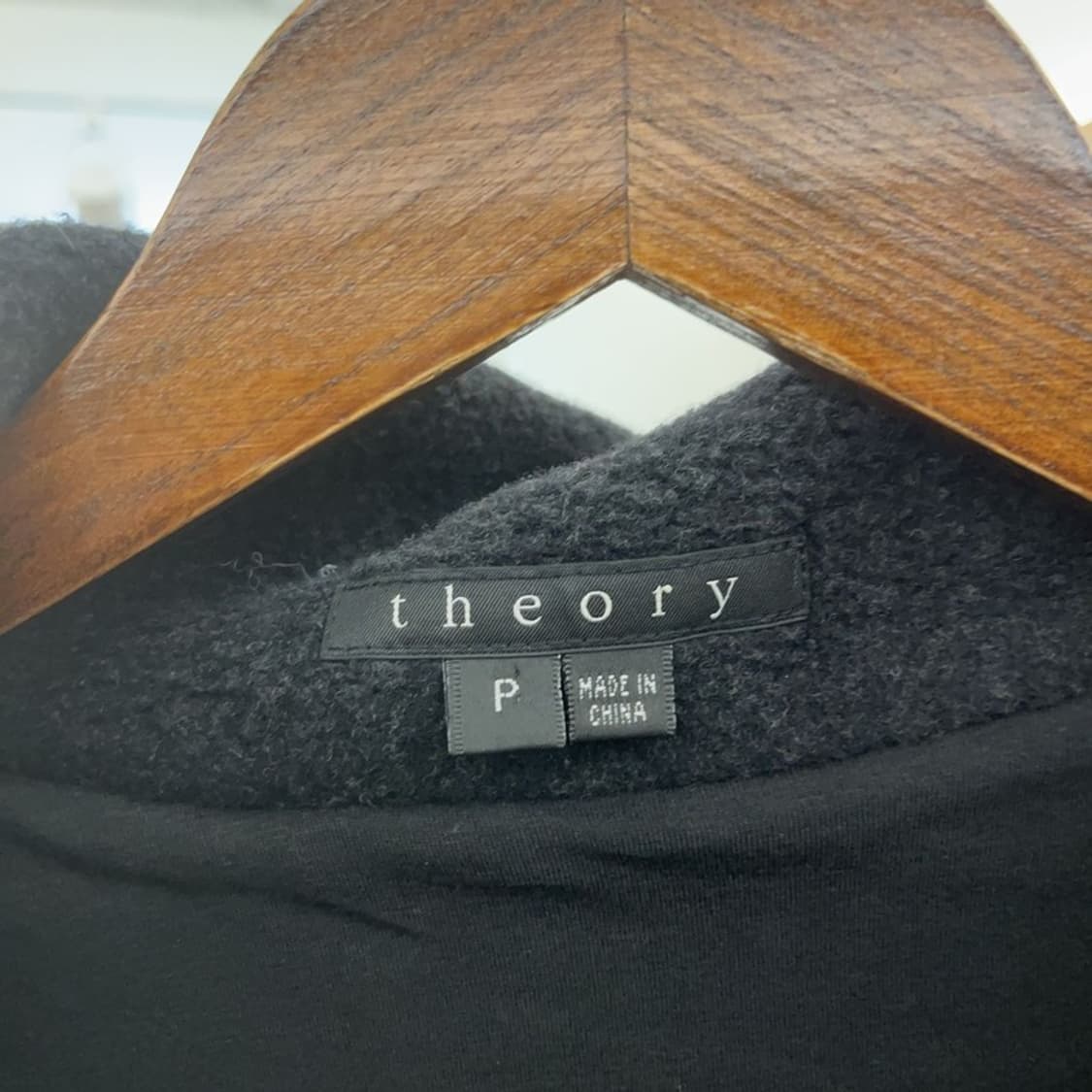 띠어리 캐주얼 세일러카라 슬림핏 울 니트 집업 가디건 P C08657 상품이미지5