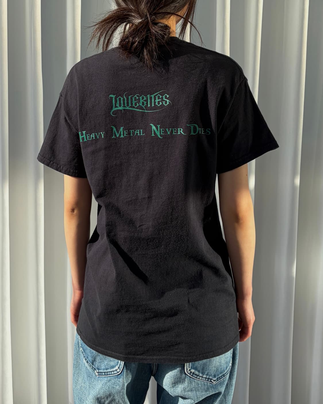 [S]러브바이츠 헤비메탈 밴드 프린팅 반팔 티셔츠 상품이미지2