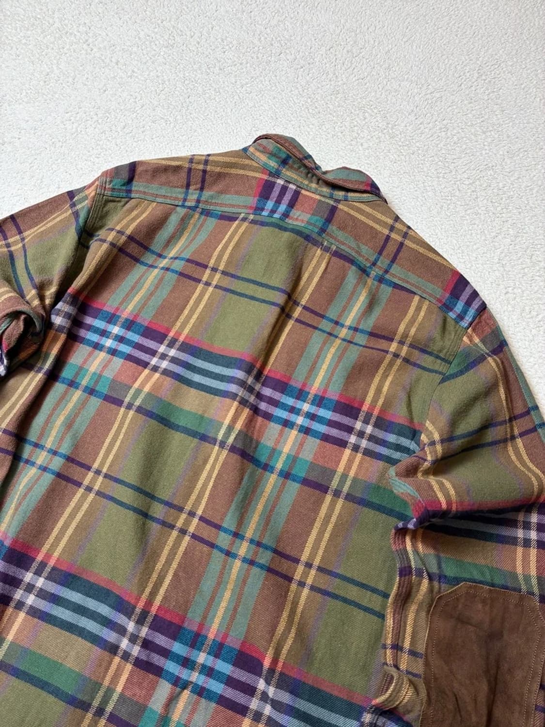 폴로 랄프로렌 00's 컨트리 체크 엘보 패치 셔츠 PN7806 상품이미지6