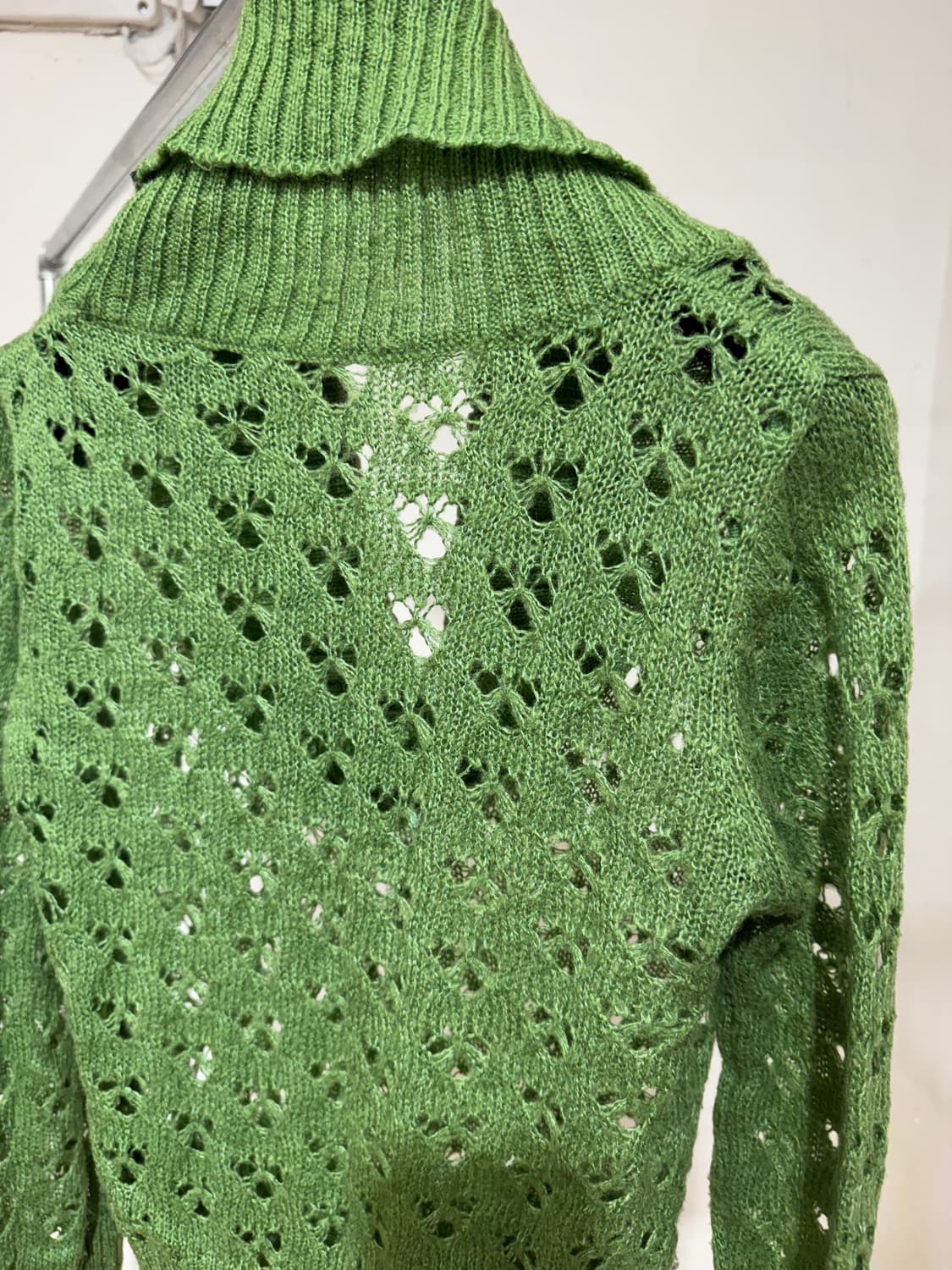 JP) Green lace knit 상품이미지4