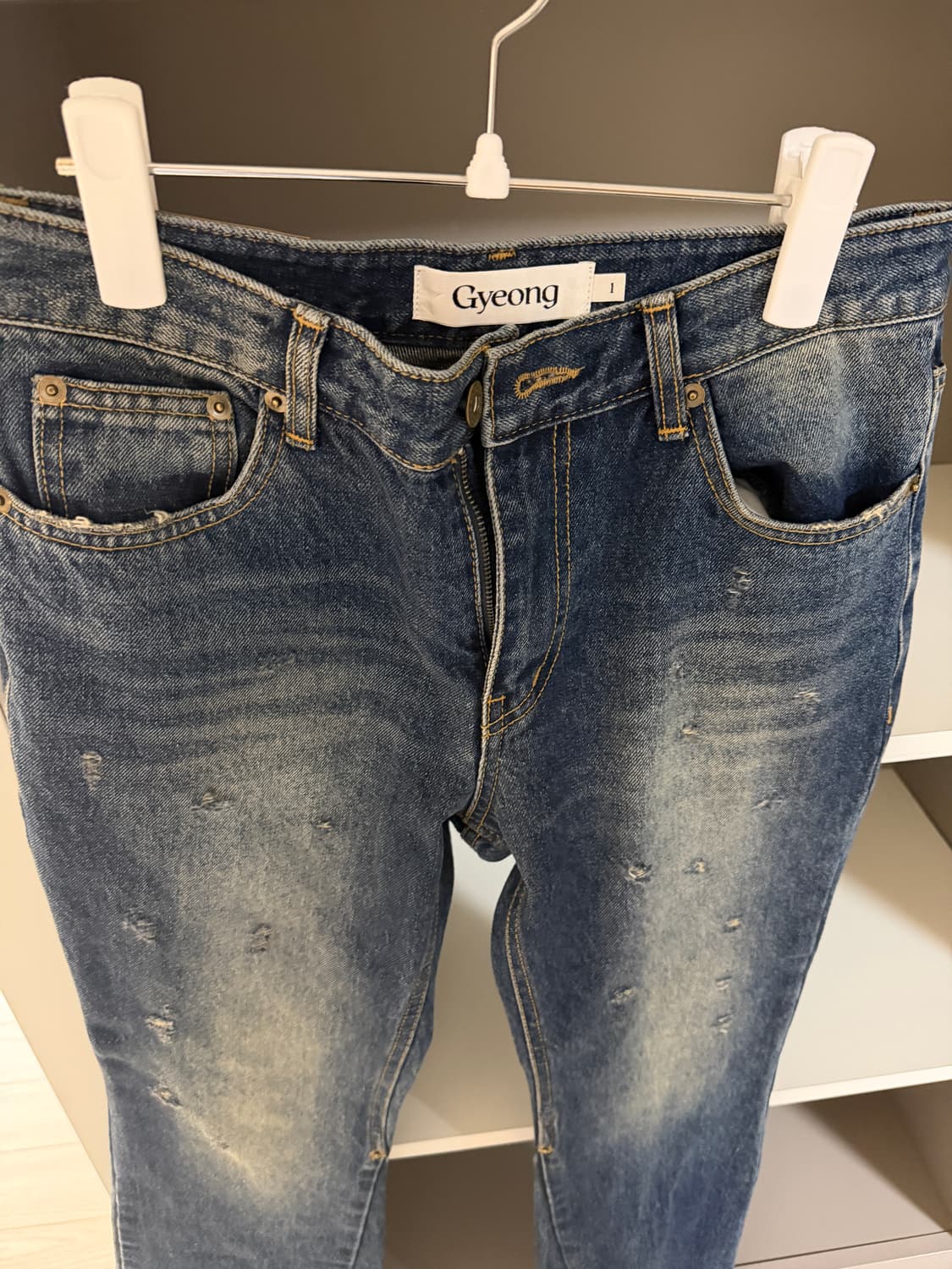 gyeong 부츠컷 데님 팬츠 상품이미지5