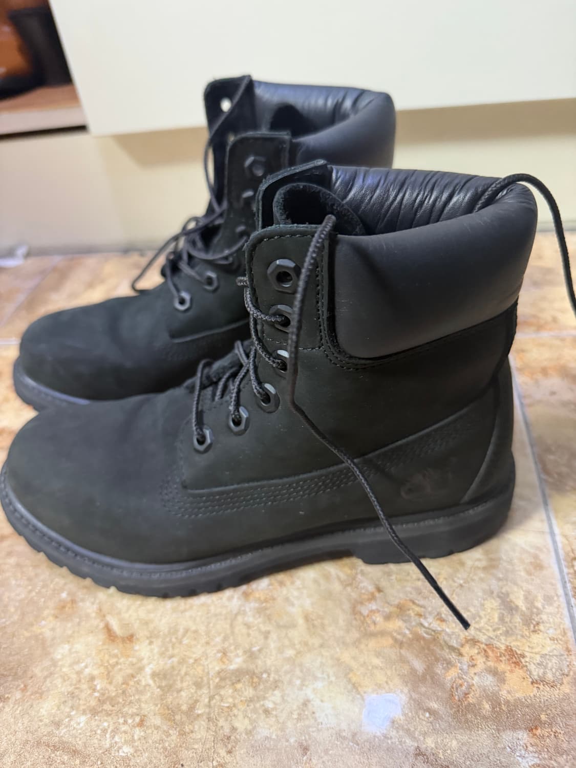 팀버랜드 워커 블랙 여성 상품이미지1